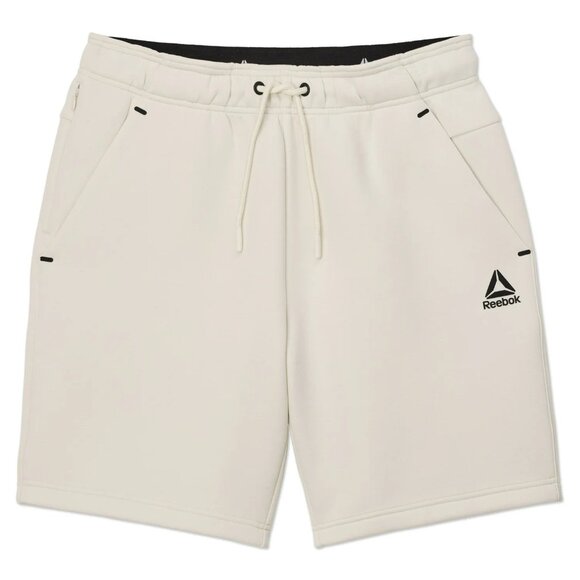 New Men's Reebok Credential Shorts Silver Birch 9" Inseam - Picture 1 of 5